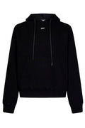 Off-White Logo Printed Drawstring Hoodie