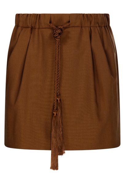 Max Mara Tabarin Tassel Detailed Mini Skirt
