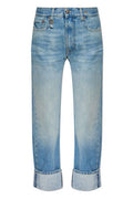 R13 Turn-Up Brim Jeans