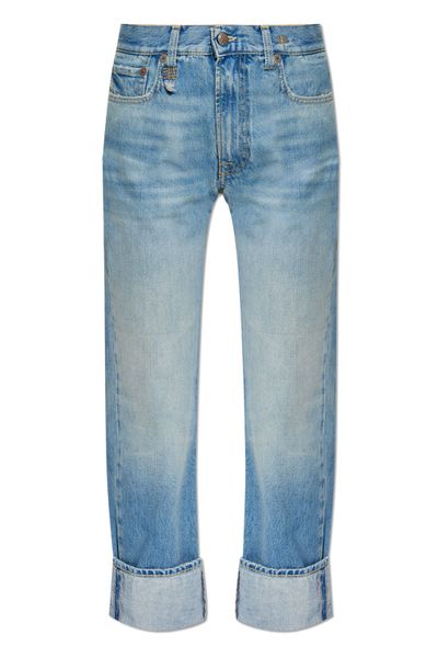 R13 Turn-Up Brim Jeans
