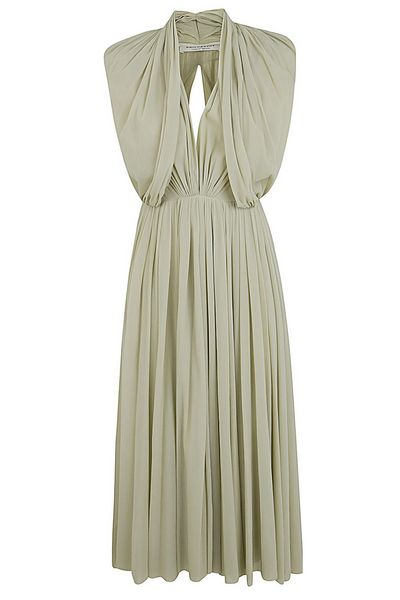 Philosophy Di Lorenzo Serafini Draped Pleated Midi Dress
