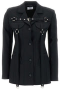 Off-White Buckle Detailed Long-Sleeved Jacket