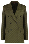 Gucci Double Breasted Button-Up Blazer