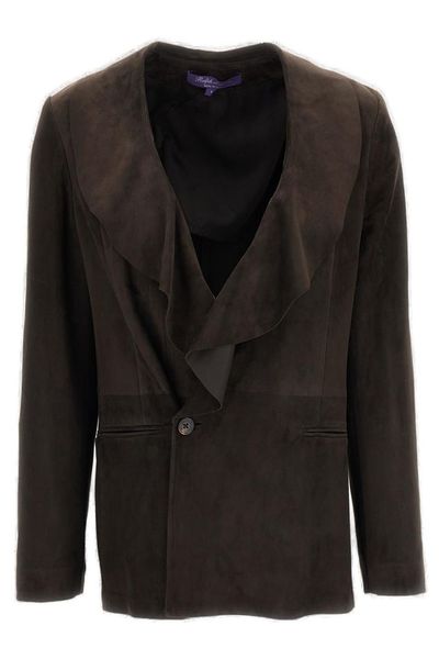 Ralph Lauren Polo Ralph Lauren Double Breasted Ruffled Blazer
