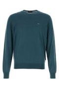 Prada Logo Crew-Neck Knitted Sweater