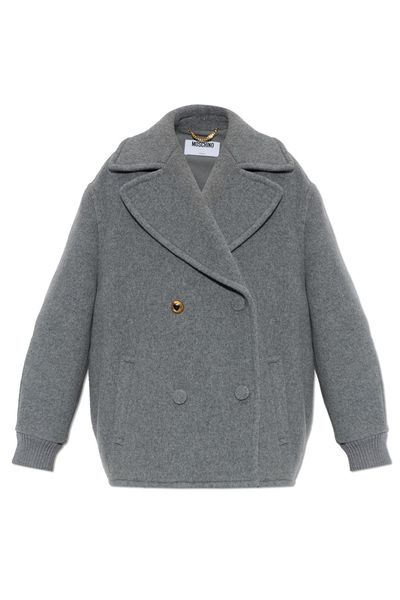Moschino Double-Breasted Buttoned Coat