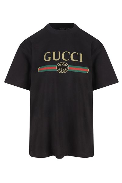 Gucci Logo Printed Jersey T-Shirt