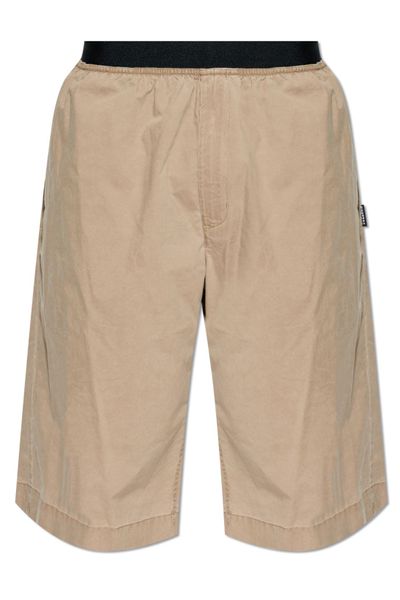 MM6 Maison Margiela Logo Patch Elasticated Shorts