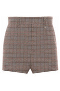 Aniye By Cleo Checked Tailored Shorts