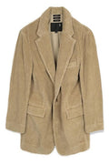 R13 Single-Breasted Oversized Ragged Blazer