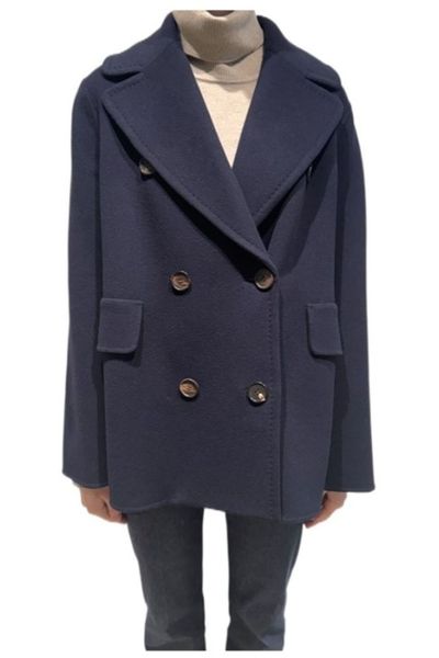 'S Max Mara Smmcamilla Double-Breasted Pea Coat
