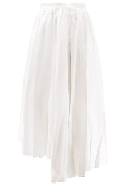 Self-Portrait Pleated Maxi Skirt