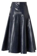 Pinko Embossed Flared Skirt
