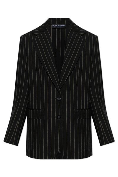 Dolce & Gabbana Pinstriped Oversized Blazer