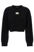 Dolce & Gabbana Logo Plaque Knitted Jumper