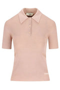 Fendi Short Sleeved Knitted Polo Jumper