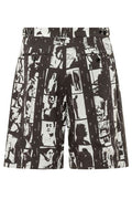 Givenchy Photographic Negative Printed Bermuda Shorts