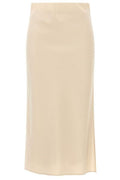Brunello Cucinelli Slit Detailed Midi Skirt