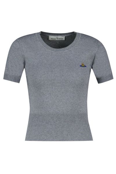 Vivienne Westwood Orb Embroidered Knit Top