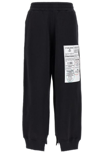 MM6 Maison Margiela Numbers Patch Flared Trousers