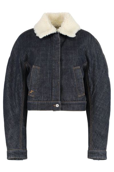 Jacquemus The Ovalo De-Nîmes Denim Bomber Jacket