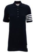 Thom Browne Patch Detail 4-Bar Mini Polo Dress