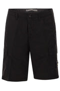 Stone Island Logo Patch Bermuda Shorts