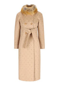 Valentino Embellished Double-Breasted Belted Coat