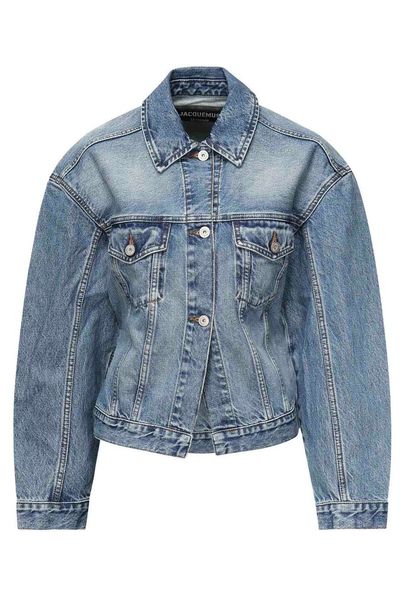 Jacquemus Denim Collared Button-Up Jacket