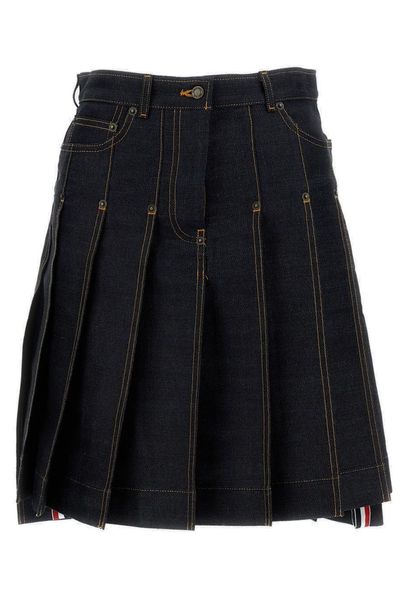 Thom Browne Pleated Stitched Skirt