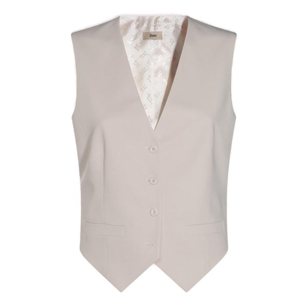 Herno Logo-Jacquard V-Neck Waistcoat
