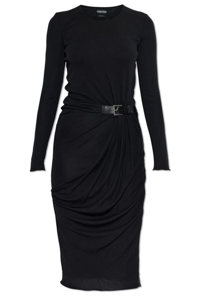 Tom Ford Decorative Waistband Dress