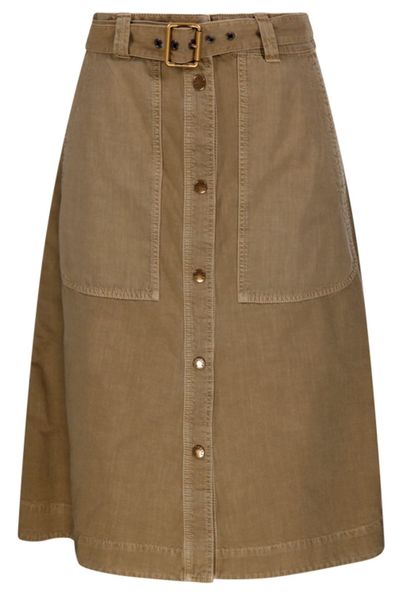 Moncler Belted Knee-Length Skirt