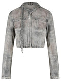 Diesel Cropped Denim Jacket