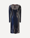 Tom Ford Two-Tone Sequin Midi Dress