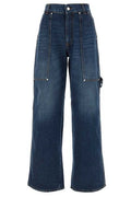 Stella McCartney Wide-Leg Cargo Jeans