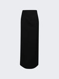 WARDROBE.NYC Rear-Slit Midi Skirt