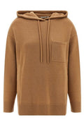 Max Mara Liana Drawstring Knitted Hoodie