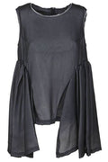 Comme des Garçons Draped Crewneck Blouse