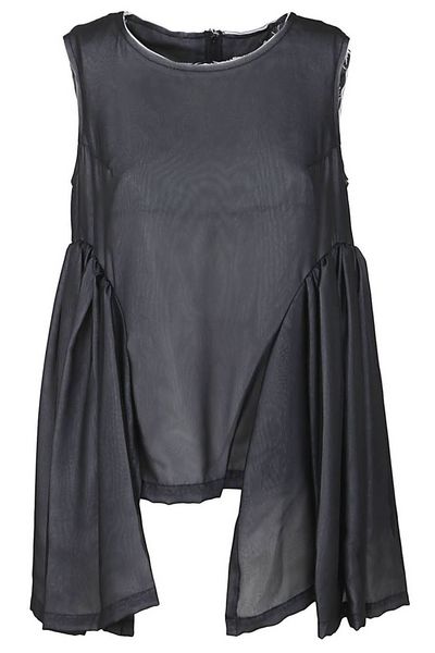 Comme des Garçons Draped Crewneck Blouse