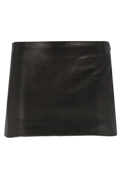 Khaite The Jett Zipped Mini Skirt