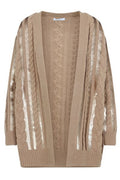 Max Mara Mirco Open-Front Long-Sleeved Cardigan