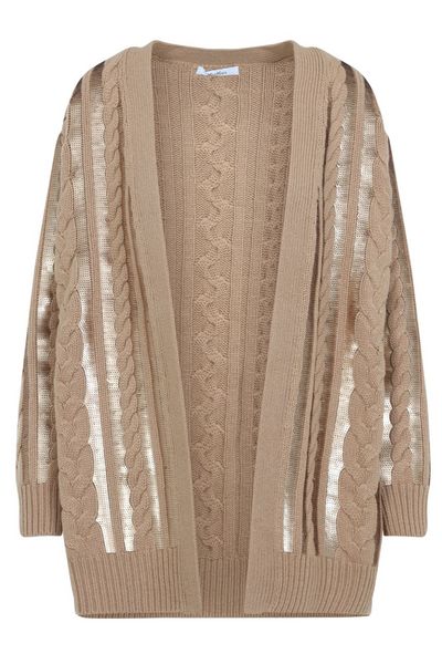 Max Mara Mirco Open-Front Long-Sleeved Cardigan