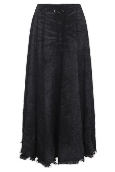 Diesel Distressed Pleated Skirt
