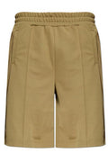 Palm Angels Curved Logo Printed Shorts