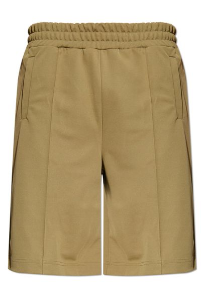 Palm Angels Curved Logo Printed Shorts