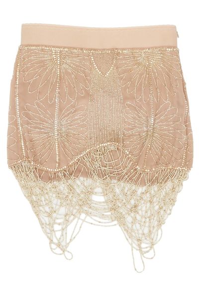 The Attico Embellished Mini Skirt