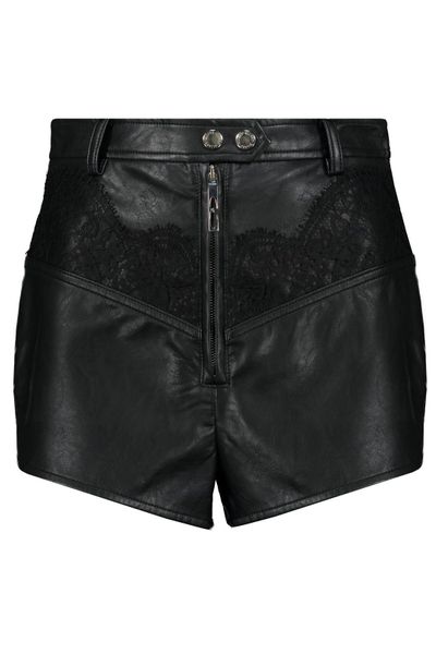 Ellery High-Waist Lace Detail Shorts