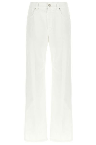 Brunello Cucinelli Monili Embellished Contemporary Denim Jeans