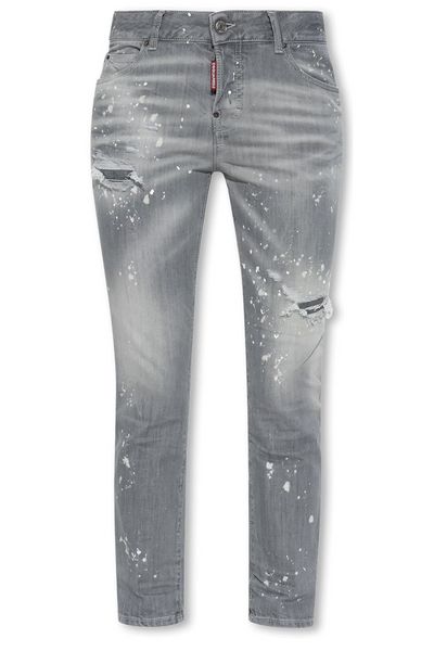 Dsquared2 Distressed Cropped Jeans